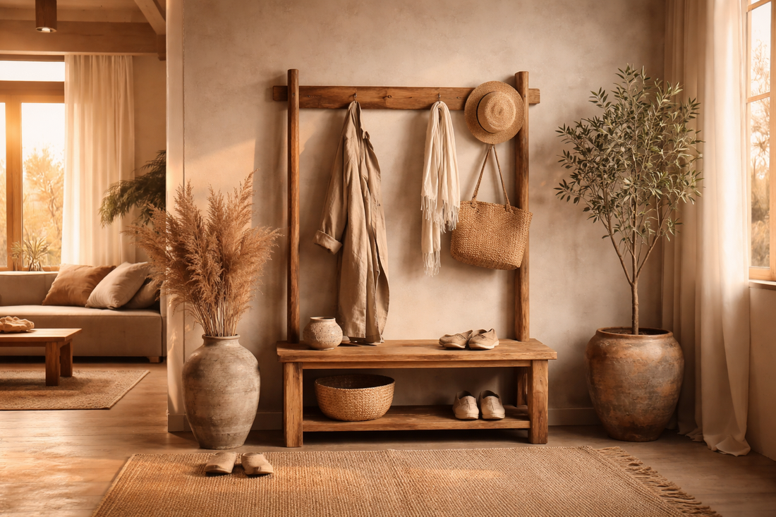 Porte-manteau feng shui et wabi-sabi : aménager son entrée selon les philosophies asiatiques