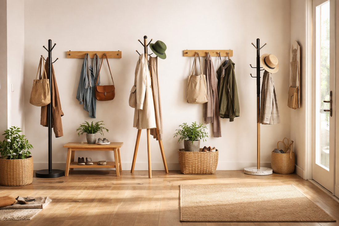 Quel porte-manteau pour un locataire — les 5 solutions sans perçage classées par efficacité réelle