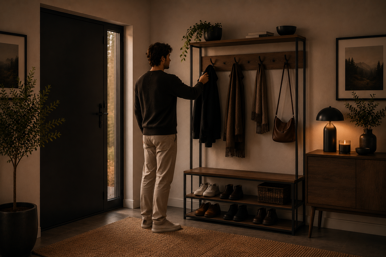 Les Meilleurs Porte-Manteaux avec Rangement Chaussures — Entrée Zéro Chaos (2026) — VELOOMM