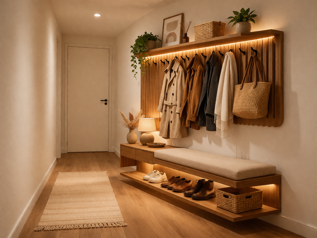 Quel porte-manteau choisir pour une petite entrée ? Le guide VELOOMM