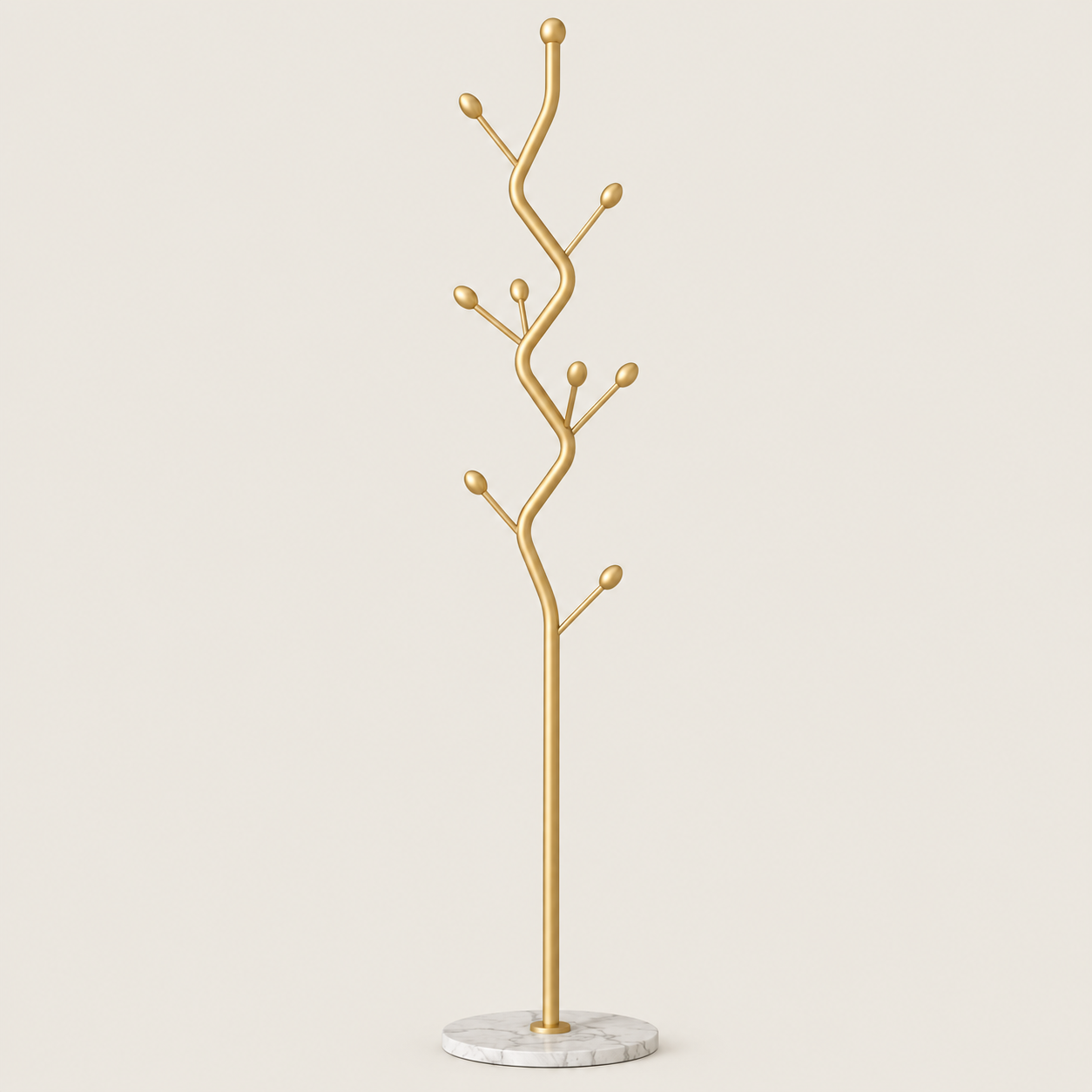 Porte manteau sur pied base marbre