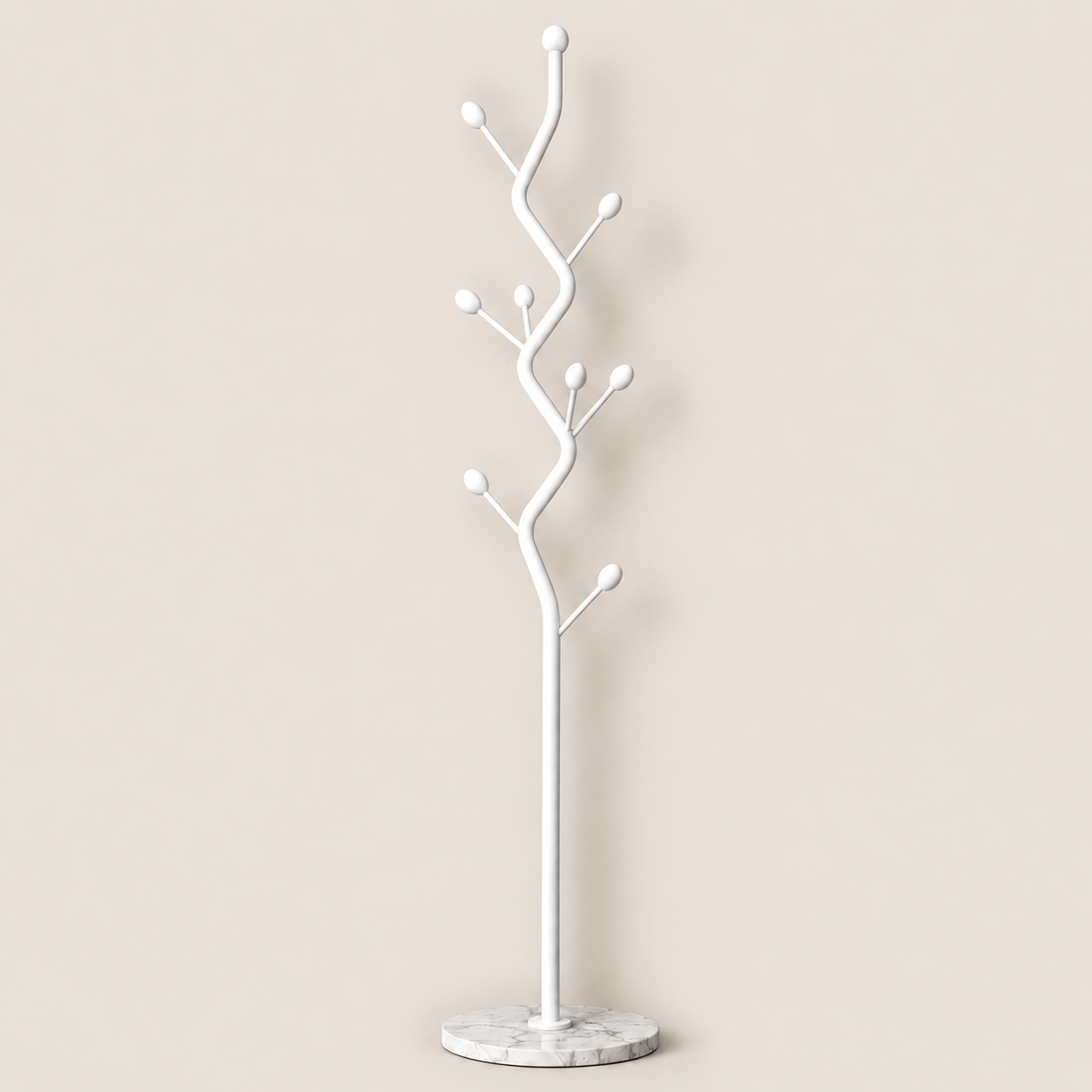 Porte manteau sur pied base marbre