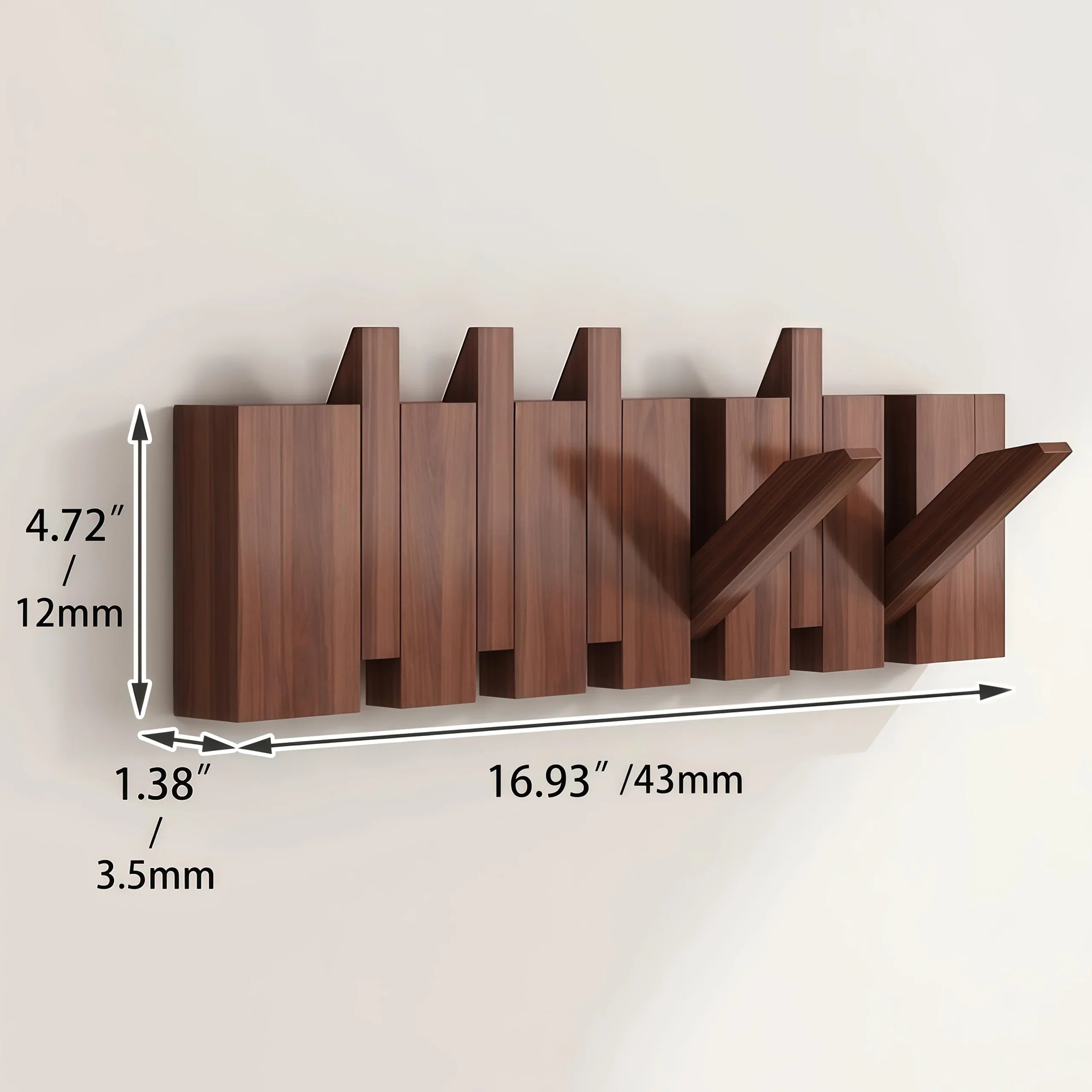 Ancien porte manteau en bois VELOOMM