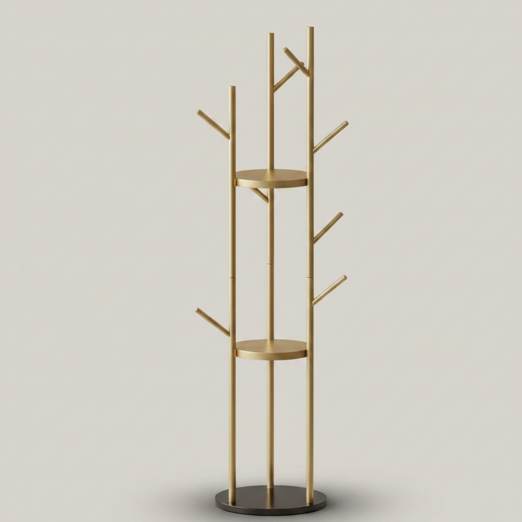 Porte manteau de salle de bain sur pied