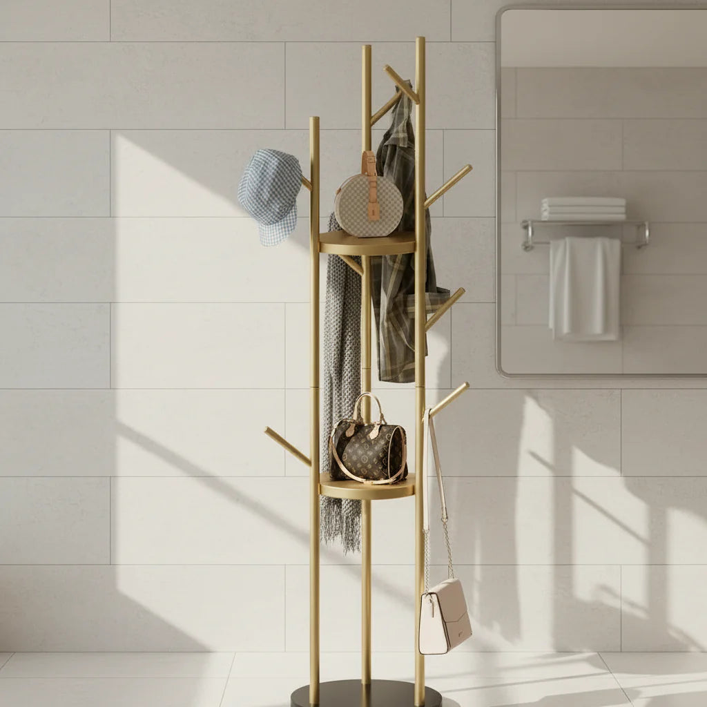 Porte manteau de salle de bain sur pied VELOOMM