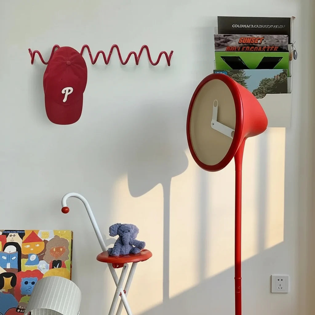 Porte manteau rouge VELOOMM