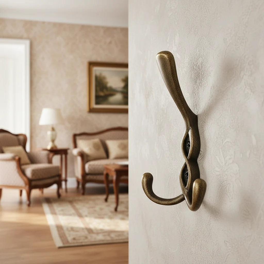 Porte manteau en fer forgé vintage VELOOMM