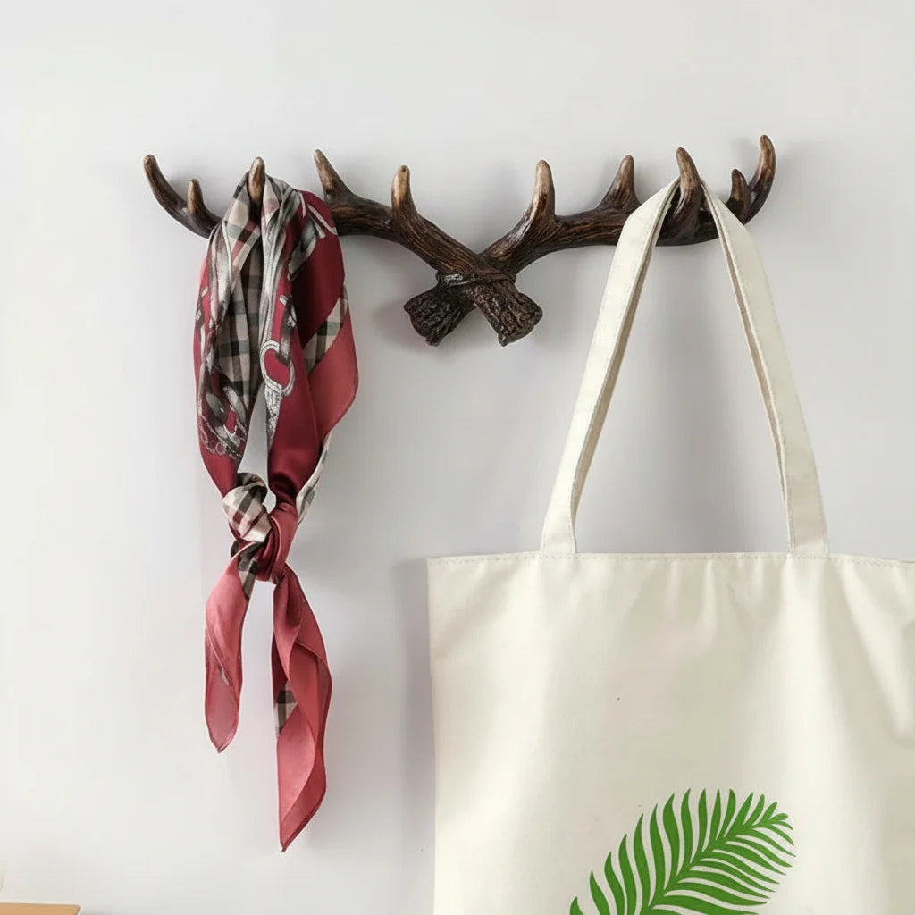 Porte manteau noir et bois VELOOMM