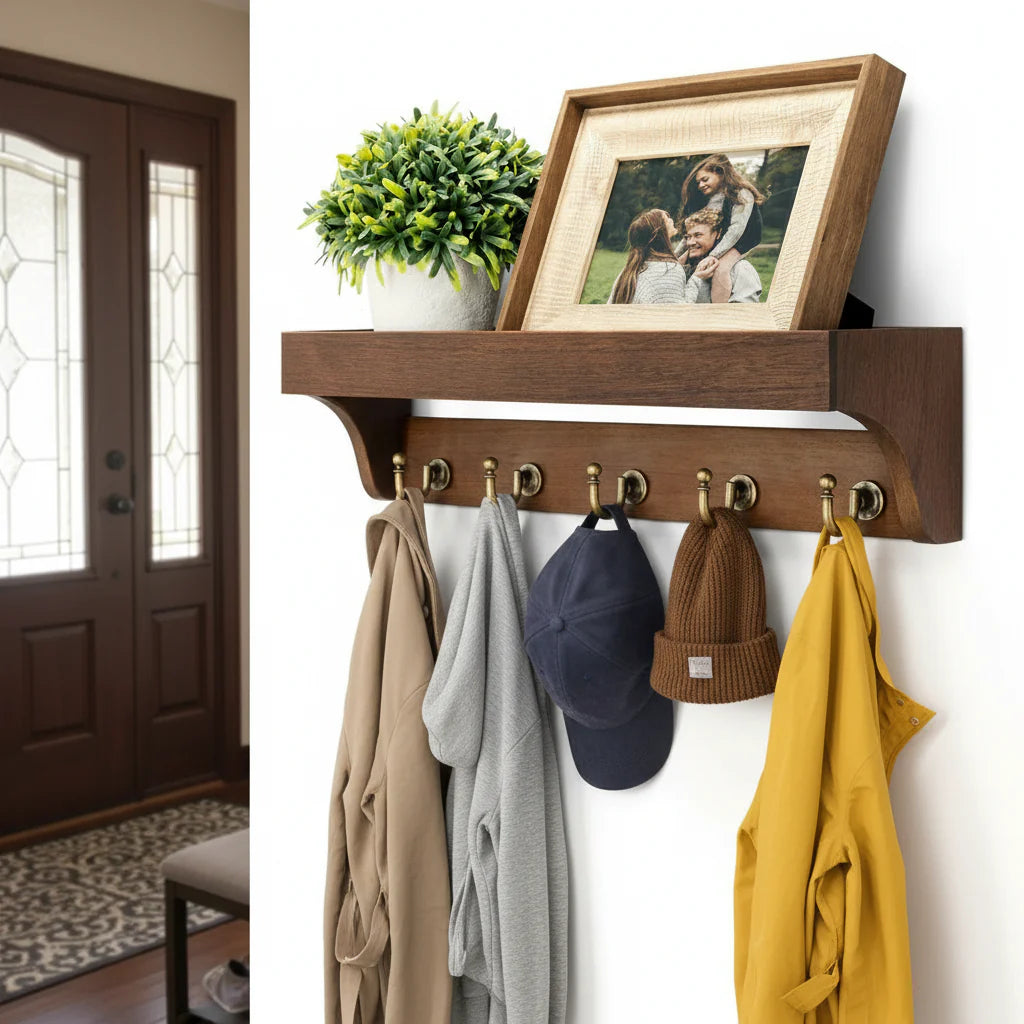 Porte manteau mural pour entrée