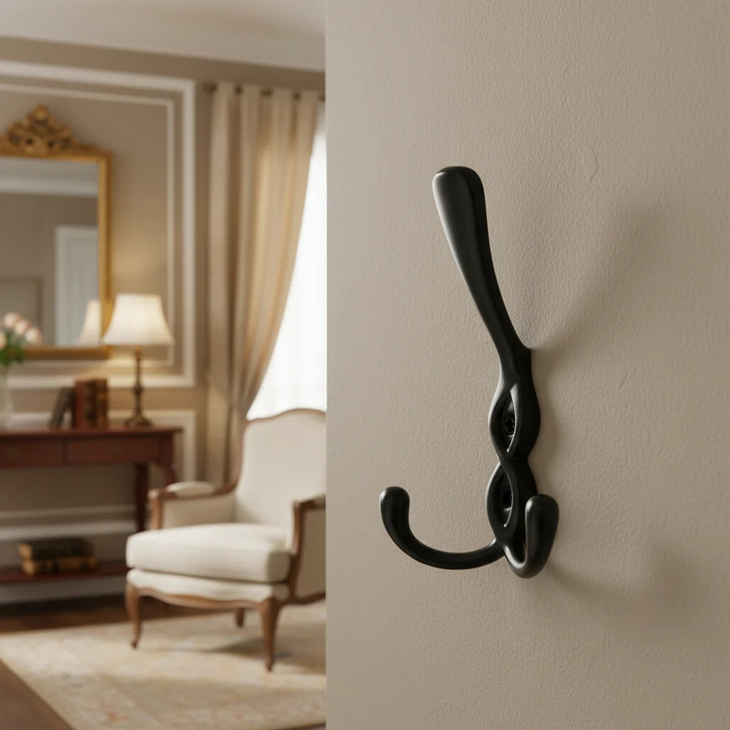 Porte manteau en fer forgé vintage