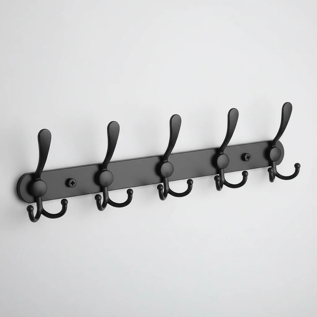 Porte manteau noir design VELOOMM