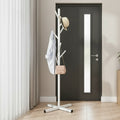 Porte manteau sur pied blanc