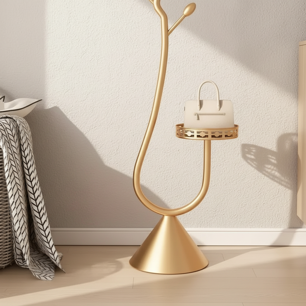 Porte manteau sur pied design italien