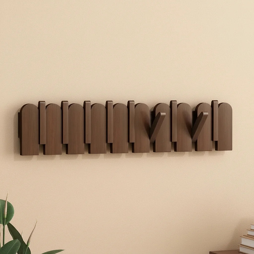 Porte manteau large en bois VELOOMM