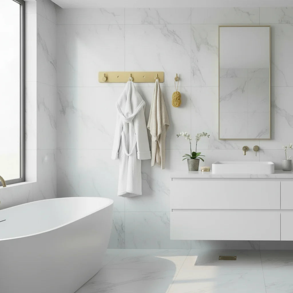 Porte manteau de salle de bain design