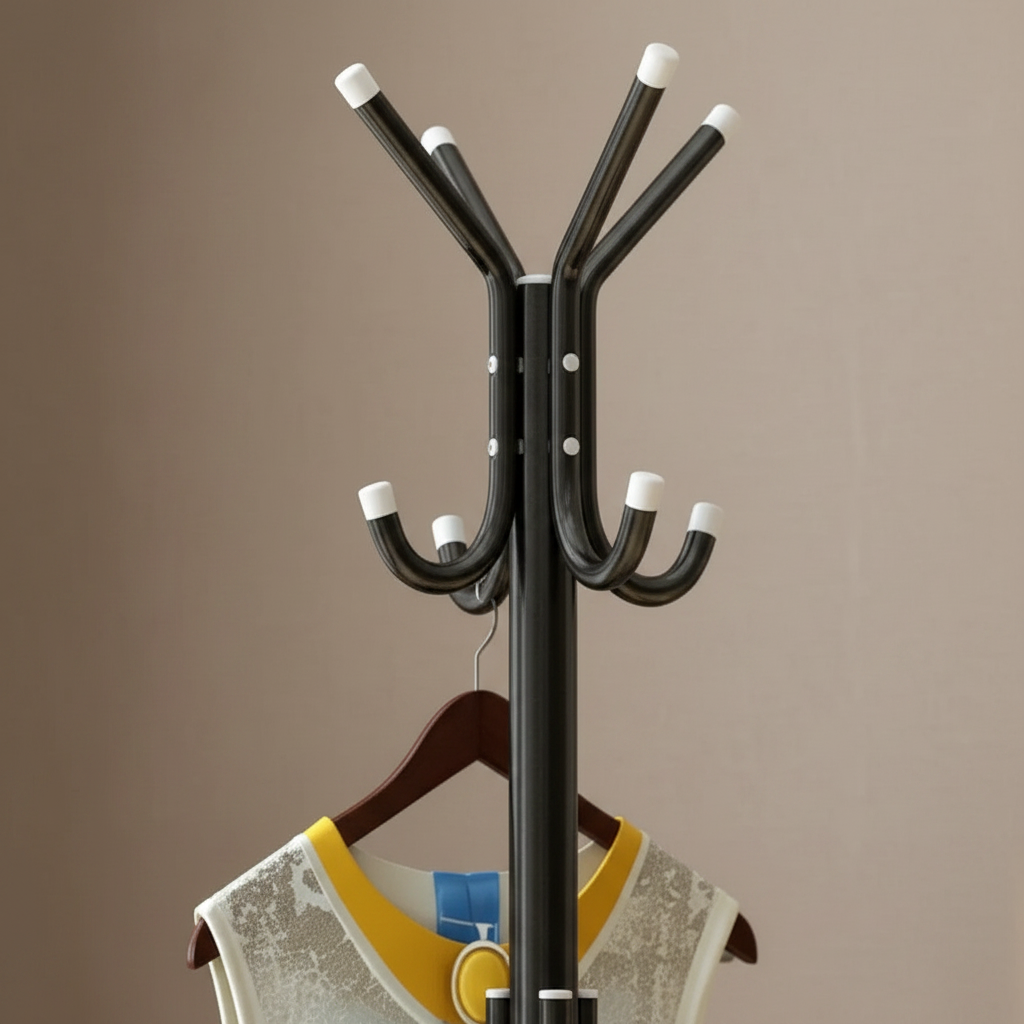Porte manteau sur pied noir VELOOMM