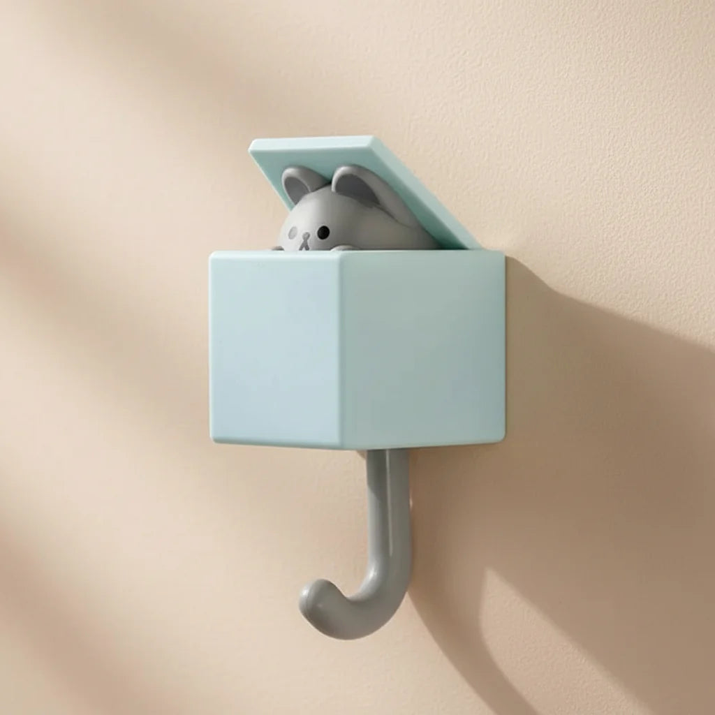 Porte manteau mural coloré