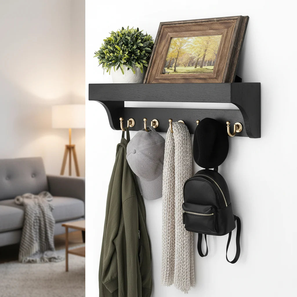 Porte manteau mural pour entrée VELOOMM