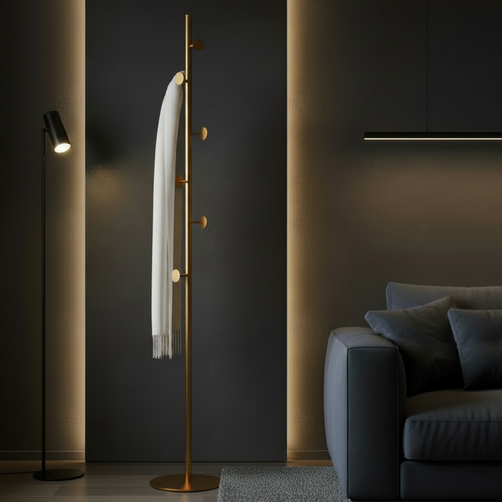 Long porte manteau design