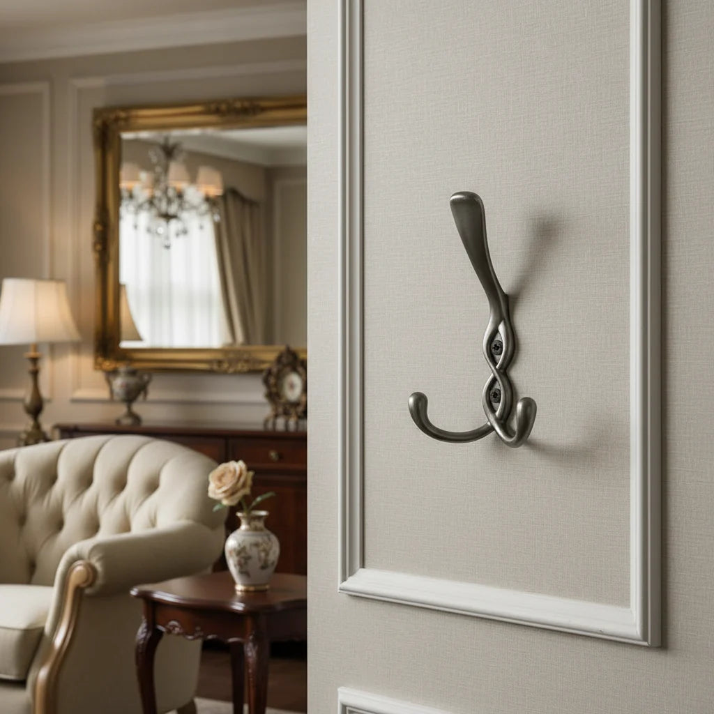 Porte manteau en fer forgé vintage VELOOMM