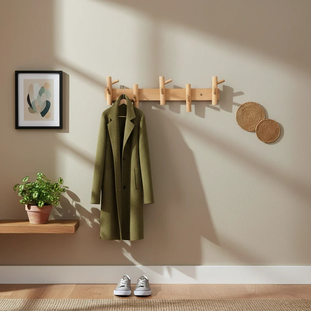Porte manteau en chêne