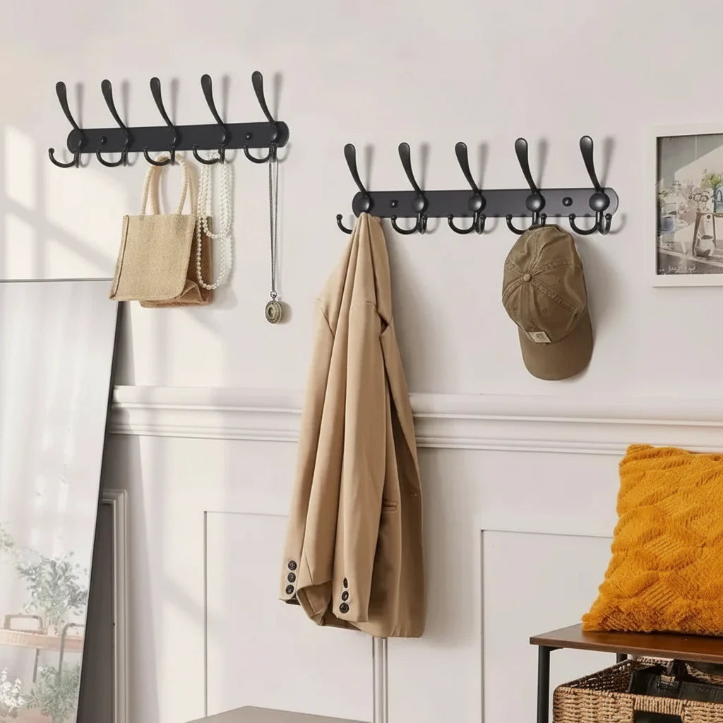 Porte manteau noir design VELOOMM