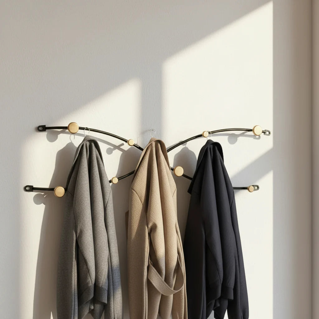 Porte manteau design mural