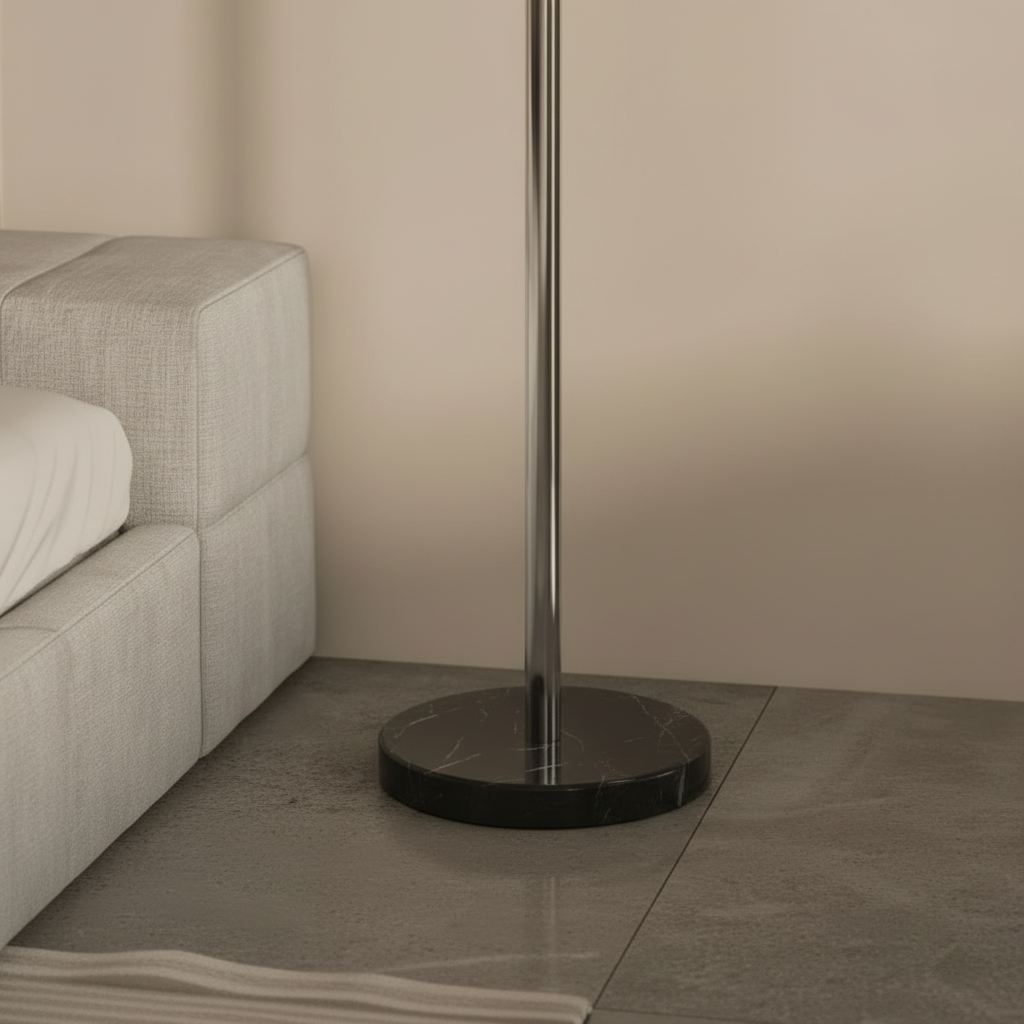 Porte manteau de luxe minimaliste argenté VELOOMM