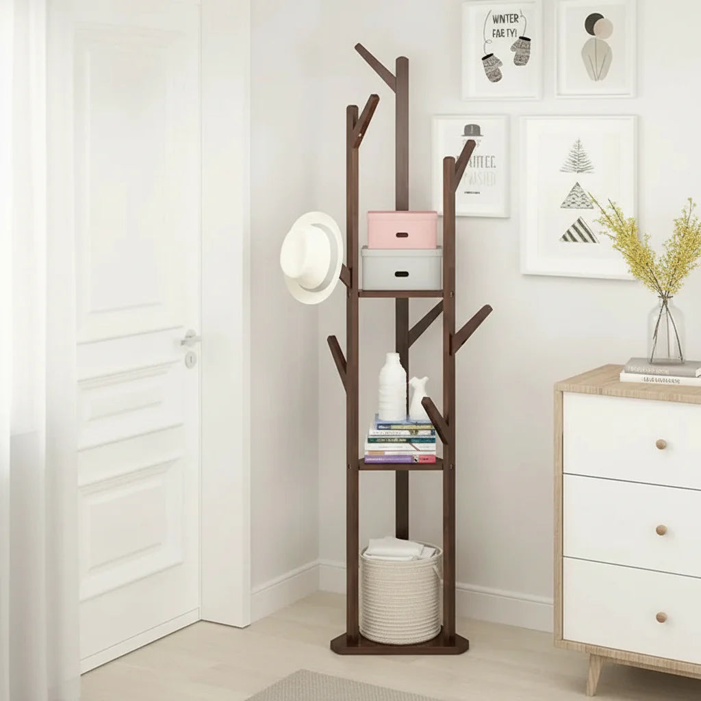 Porte manteau avec rangement