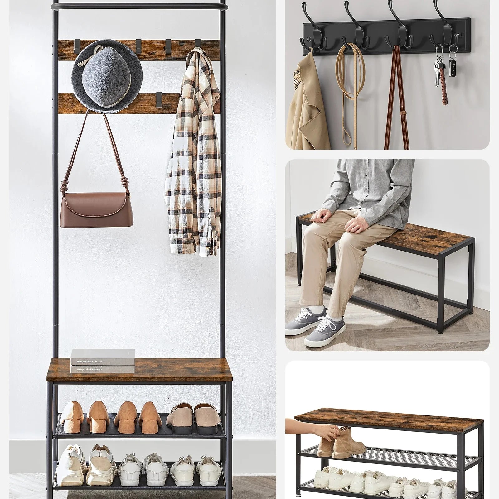 Meuble d'entré avec porte manteau VELOOMM