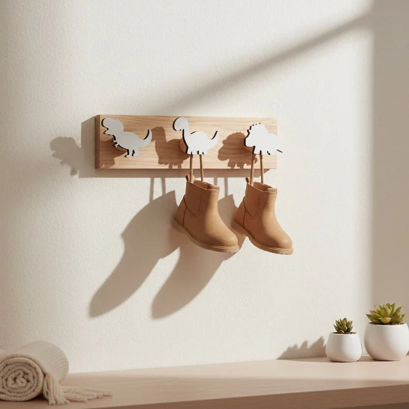 Porte manteau dinosaure