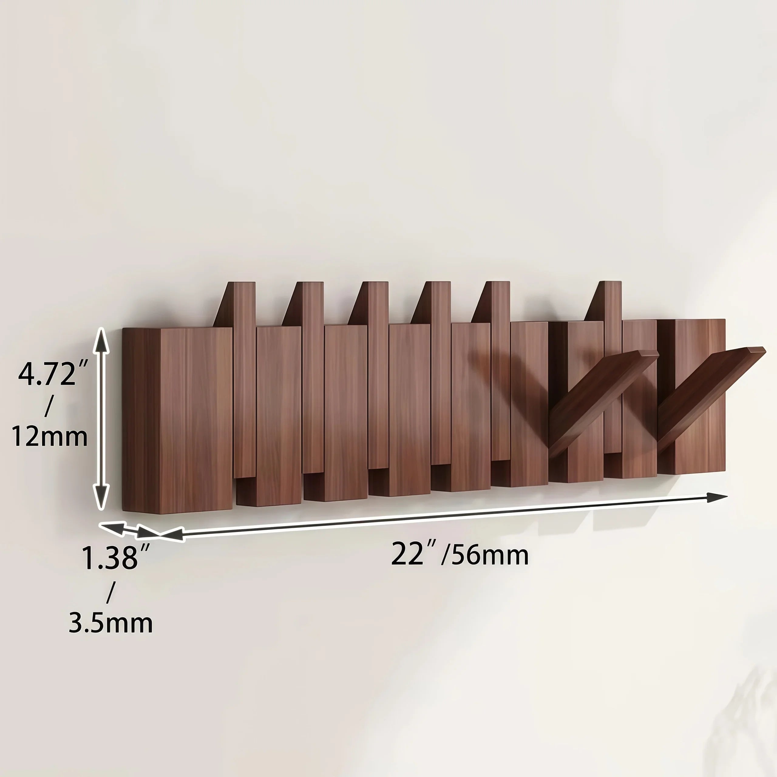 Ancien porte manteau en bois VELOOMM